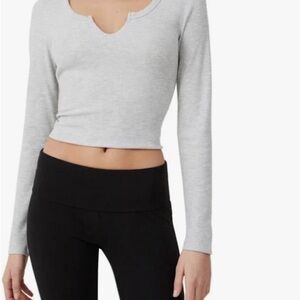 White “Willa” Long Sleeve Women's Top